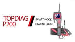 Topdiag P200 9V-30V P100-2M 12&24V Power Probe Automotive Electric Circuit Tester Relay Injector Activating Car Diagnostic Tool
