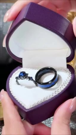 Fashion Couple Rings Her King His Queen Statement Ring Romantic Zircon Crown Ring Anniversary Wedding Band Jewelry Gifts
