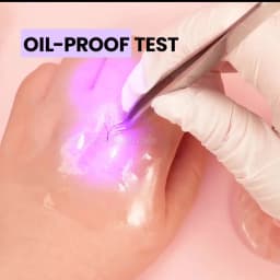 10 Pcs UV Eyelash Glue 6ml Purple Lashes Glue Clear UV Glue Salon Eyelashes Grafting Glue