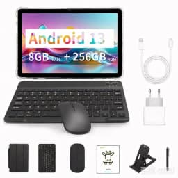 Tablet 10.1 Inch 4G Lte Sim Card 8GB RAM 256GB ROM Tablets 2.4G/5G Wifi Android 13 Sim Card Tablet PC
