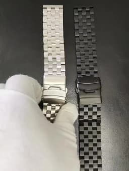 18mm 20mm 22mm 24mm 26mm High Quality Full Solid Stainless Steel Flat Interface Watch Band Straps Wristband Bracelet With Tools