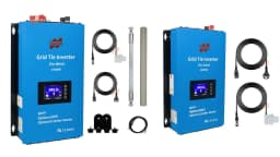 1000W Solar Limit Sensor Grid on Inverter DC 24/48V & AC 230V Built-in WiFi with LCD Display Household Solar Grid Tie Converter