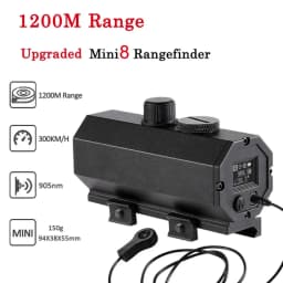 Tactical Hunting Sniper Laser Rangefinder Riflescope Long Range 1200M Real-time Rang Finder Distance Meter Angle Speed Telemeter