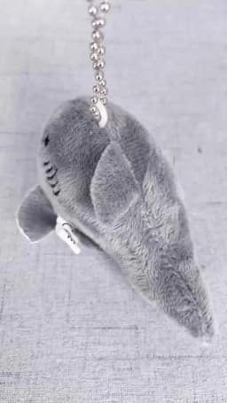 NEW 3Colors , Size 8CM Stuffed Plush Shark Ocean Animal Plush Toy Doll , With Keychain Gift