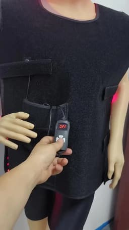 Red Light Therapy Vest for Body, 3-in-1 Led Bead 660&850 nm Infrared Light Therapy Pad for Body Wearable Wrap Pain Relief Device