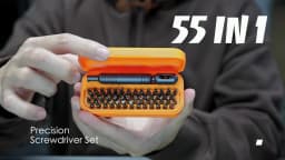 55PCS Mini Precision Screwdriver Set Magnetic Repair Tool Kit Torx Hex Phillips Bits for Phone Watch Laptop Electronics DIY Gift