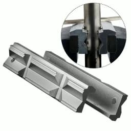 1 Pair V-clip CNC Milling Steel Vise Hard Jaw Fixture V-Type Jaw Aluminum Alloy 4 Inch 5 Inch 6 Inch 8 Inch V-clip