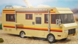 Technical Breaking Bad RV Adventure Camper Bus Car Model Building Blocks Fit Car Vehicle Assemble Bricks Toys For Avid Fans