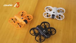 ZNLYRION Mini Full Protective Drone YL3PK With 2.4 Inch Screen Remote Dual Camera Optical Flow Hover 2 Batteries Indoor RC Quadcopter