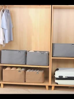 Closets Clothes Organizer Large Capacity Pants Jeans Storage Box Cabinet Drawers Underwear Socks T-Shirt Wardrobe Organizer