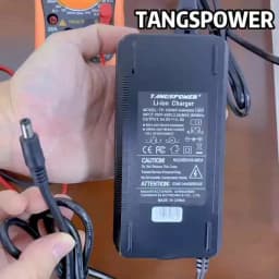 54.6V 4A Smart Lithium Battery Charger For 13Series 48V Li-ion Battery Fast Charging Charger With DC 5.5x2.1 Connector With Fan