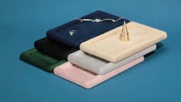 Diamond Velvet Jewelry Display Tray Ring Ear Studs Storage Tray Necklace Bracelet Pendant Storage Display Tray