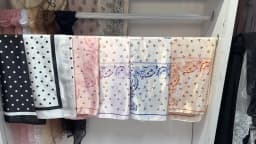 Plain Silk 90 Square Scarf Satin Headband For Muslim Woman Printed Hijabs Wraps Fashion Headscarf Casual Turban Female Bandbana