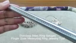 PHYHOO US Size 0-13 Copper Ring Mandrel Sizer Kit Jewelry Making Tools Metal Measure Ring Gauge Tool Finger Sizers