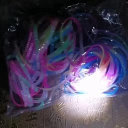 10PCS Child Luminous Silicone Bracelet Candy-Colored Letters Movement Bracelet Fashion Printing Rubber Wrist Strap Baby Jewelry