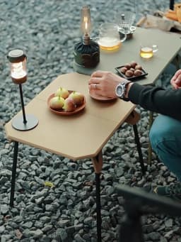 WESTTUNE Outdoor Camping Table Ultralight Dual Purpose Table Portable Adjustable Folding Table for Camping Picnic BBQ Fishing