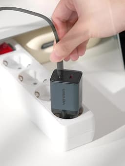 Vention USB C Charger 45W PD For iPhone 17 16 Fast Charging Samsung S25 S24 GaN Charger For Laptop iPad Air Pro Travel Charger