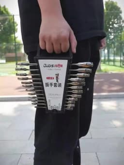Automatic Dual-Purpose Open Fast Wheel Small Ratchet Plastic Clip Set for Fast Wheel Wrench