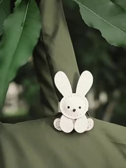 New Little White Rabbit Bags Charm Cute White Pendant Bag Decoration Accessory Handmade Adjustable Cute Bunny Bags Pendant Decor