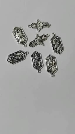 5pcs New DIY Bird Moon Tree Pendant Charm for Women Man Accessories