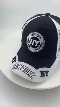 Embroidered Three-Dimensional New York NY Color-Matching Baseball Cap, Suitable for Both Men and Women. Multi-Color Sports Hat.