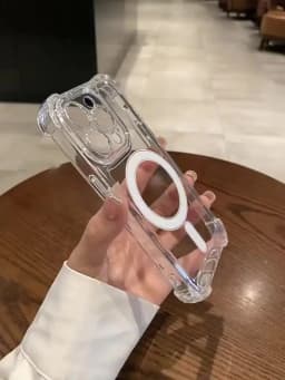 Luxury For Magsafe Shockproof Clear Case For iPhone 18 17 16 15 14 13 12 Pro Max Plus Magnetic Wireless Charge Transparent Cover