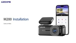 AZDOME Dash Cam M200 1080P FHD Wifi Car Camera English Voice Control Car DVR Night Vision G-Sensor 24H Parking Monitor