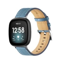 Genuine Leather Strap For Fitbit Versa 2 Lite Band Smart Watch Bracelet For Fitbit Versa 3 4 Sense 2 Correa Watchband Pin Buckle