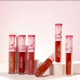 PINKFLASH Wholesale Matte Lipstick Soft Red Nude Pink Melting Lip Cream Waterproof Makeup Lipgloss Not Fade Lip Mud Lip Tint