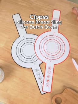 Silicone Bread Sling for Dutch Oven, Reusable Baking Mat with Long Handles, Non-Stick Sheet Liners for Transferable Dough Pastry