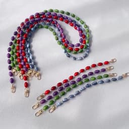 New Fashion Woman Bag Accessory Detachable Solid Beaded Chains Candy Acrylic Luxury Strap Women Eleagnt Shoulder Handle Chain