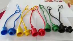 1/5Pairs 1/2 ISO-A Hydraulic Quick Coupler Male Dust Cap And Female Plug Cover Fits Hydraulic Quick Disconnects Coupler