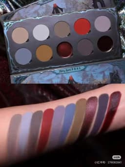 Shellwe Makeup Misty Spirit All Matte Eyeshadow Palette Fog Shadow Ghost Ten Color Full Matte Eye Shadow Disk