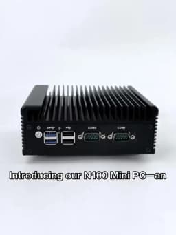 Topton Intel N150 N100 4x2.5G LAN Fanless Mini PC I226-V 2*COM DDR4 NVMe Efficient Cooling Solid Firewall PC Industrial Computer