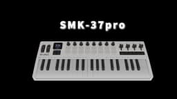 Available in Five Colors: Black and White, Pink, Black, White, and Red. M-VAVE SMK37PRO Professional MIDI Keyboard—37-Key Wireless Bluetooth Music Composition and Production Synthesizer