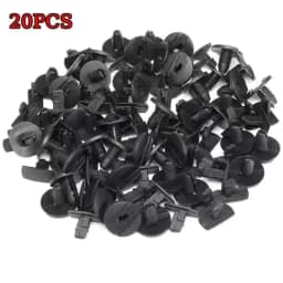 20pcs 8mm Plastic Rivets Bumper Fastener Clip for Peugeot 307 206 207 Citroen PSA Car Fender Liner Wheel Arch Retainer Push Pins