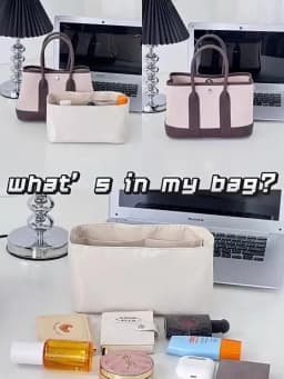 Waterproof Bag Insert Storage For Garden Party23mini Nylon Bag Organizer Insert Bag Support Bag Liner Handbag Bag Accessories
