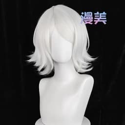 Juzo Suzuya Cosplay Wig 35cm Short Silver White Women Hair Anime Heat Resistant Synthetic Wigs