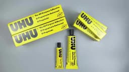 7ml/20ml/35ml/60ml UHU Universal Flexible Clear Glue For Wigs Lace Fabric Wood Metal Leather Porcelain DIY Repair