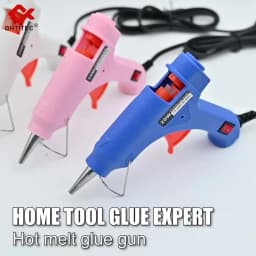 20W Hot Melt Glue Gun With 7MM Transparent Glue Stick Mini Gun Home Electric Heat Temperature Gun Repair Tools Special Stick Set