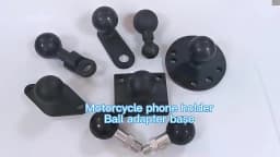 1 Inch 25mm Ball Head Adapter Motorcycle Handlebar Clamp Mount Phone Ball Head Mount Aluminum Ball Base Socket Arm Mount for Ram