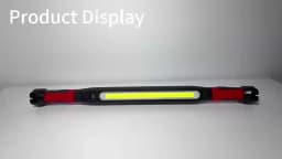 High Lumen Rechargeable LED Work Light for Car Emergency Repair, Powerful Magnetic Flashlight with Hooks and Magnetic Base