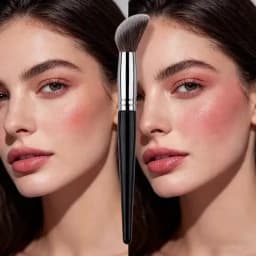 Cream Blush Brush Mimics Fingertip Aplication Stippling Powder Blusher Cream Makeup Brushes Synthetic Hair Blush Make Up Tools