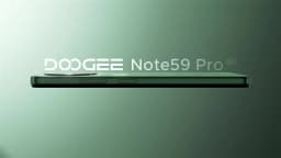 DOOGEE Note59 Pro 5G Smartphone 32GB 256GB 6.75" HD+ 120Hz Display Unisoc T8200 6250mAh Battery NFC Android15 Mobile Phone