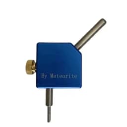 Universal high-precision 45° angle adapter block for gemstone processing