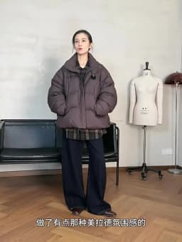 Women's Thickened Cocoon-Shaped Down Jacket, 90% Duck Down, Warm, Loose, Versatile Coat, New Winter 2026 Model