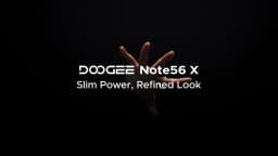 DOOGEE Note56 X Android 16 Smartphone 6150mAh Large Battery 24GB 64GB 6.56" HD+ Screen 8MP+5MP Camera Face Unlock Cell Phone