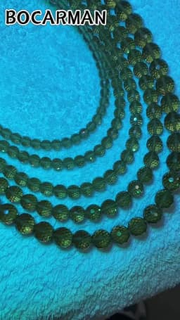 Bocarman Synthetic Color ChangingColor Changing Sultanite Beads 6-12mm Lab Created Diaspore Loose Stones 38cm Strand Bulk Whole