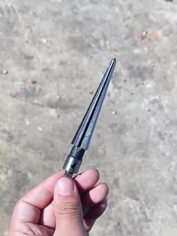 Tapered Hex Reamer,Tapered Reamer,T Handle Taper Reamer, Reamer Tool, Bridge Pin Hole Handheld T Shape Hand Reamer