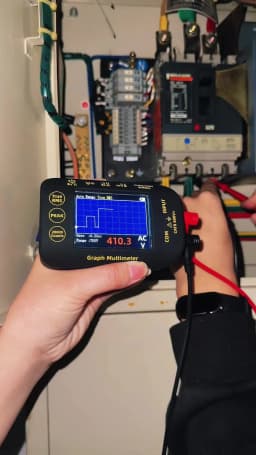 NEW Intelligent Digital Multimeter 20000 Counts Voltage Real-Time Waveform Recording Temperature Test Lithium Battery Voltmeter